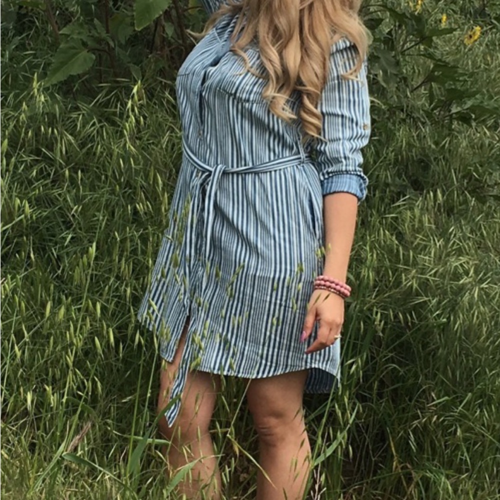Dress blue Jeans